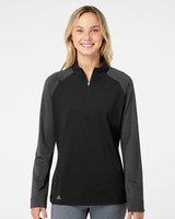Women's Stripe Block Quarter-Zip Pullover