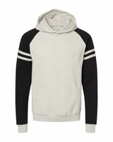 Nublend® Varsity Colorblocked Raglan Hooded Sweatshirt