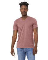 Unisex CVC Jersey V-Neck T-Shirt