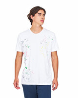 Unisex Made in USA Garment Dye Paint Splatter T-Shirt