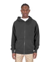 Men's Garment Dye Double-Zip Hooded Sweatshirt