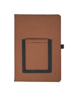 Roma Journal Notebook With Phone Pocket 5.625" X 8.25"