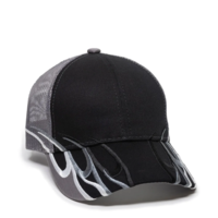 Racing W/Embroidered Wave Mesh Back