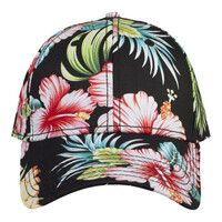 OTTO Hawaiian Pattern Cotton Twill Six Panel Low Profile Baseball Cap