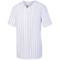 Youth Pinstripe Full-Button Jersey